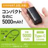 【アウトレット】モバイルバッテリー(USB Type-C対応・5000mAh)