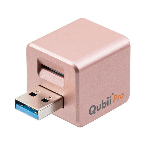 Qubii Pro】 iPhone iPad 自動バックアップ microSDに保存 USB3.1 Gen1