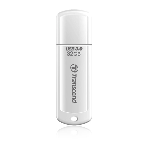 USBメモリ 32GB USB3.1 Gen1 ホワイト JetFlash730 Transcend製