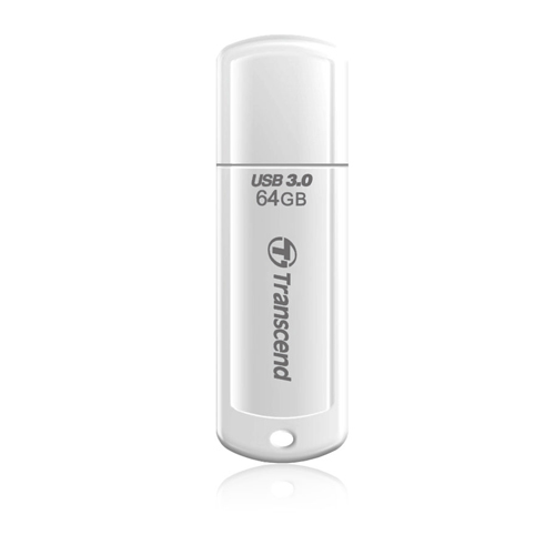 USBメモリ 64GB USB3.1 Gen1 ホワイト JetFlash730 Transcend製