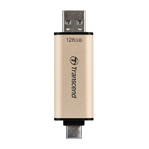 USBメモリ 128GB USB3.2 Gen1 USB A USB Type-C デュアルコネクタ Transcend JetFlash 930C【 メモリダイレクト】