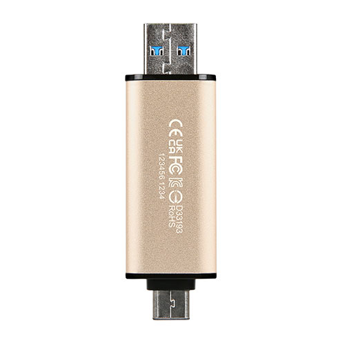 USBメモリ 128GB USB3.2(Gen1)/USB Type-C JetFlash 930C Transcend製