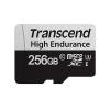 高耐久 microSDXCカード 256GB Class10 UHS-I U3 ドライブレコーダー セキュリティカメラ SDカード変換アダプタ付 Transcend製