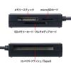 マルチカードリーダー USB Type-C接続 USB 3.2 SD microSD MS CFカード対応