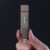 スティック型SSD 512GB USB 10Gbps USB A USB-C デュアルコネクタ 読み込み1000MB/s ガンメタリック