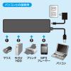 【アウトレット】USB2.0ハブ 4ポート セルフパワー(ACアダプタ付) ブラック TV用HDD接続対応 サンワサプライ製