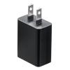 USB充電器 5V/1A出力 USB A ブラック USB-ACアダプタ