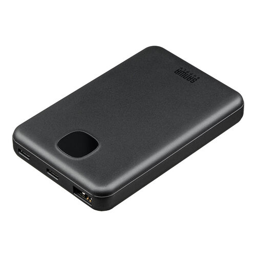 モバイルバッテリー 半固体電池 10000mAh USB PD20W USB-C×2 USB A×1 デジタル残量表示 PSE認証品