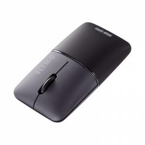 薄型Bluetoothマウス SLIMO 充電式 ブラック 静音