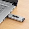 スティック型SSD 256GB USB3.2 Gen2 USB A スライド式コネクタ シルバー テレビ録画 ゲーム機 PS5/PS4対応