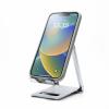 【アウトレット】薄型 スマートフォン タブレットスタンド 折りたたみ式 角度 高さ調整　シルバー