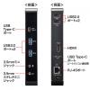 USB Type-C専用ドッキングステーション HDMI USBデバイス 有線LANポート