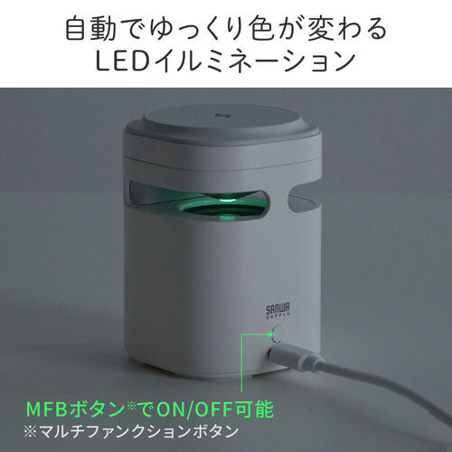 Bluetoothスピーカー ワイヤレス充電 7.5W スタンド機能 ホワイト