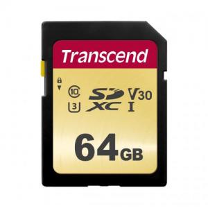 SDXCカード 64GB Class10 UHS-I U3 V30 MLCチップ搭載 Transcend製