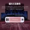 スティックSSD 128GB USB3.2 Gen2 USB A USB-C ブラック Transcend ESD310