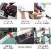 【アウトレット】電動エアダスター 充電式 4段階風量調整 ガス不使用 自動噴射/手動噴射 シリコンノズル付き アルミ製 レッド