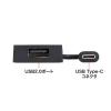 USB Type-Cハブ(USB3.1 Gen1・USB2.0・コンボハブ・4ポート・ブラック)