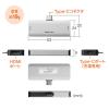 Type-C HDMI 変換アダプタ iPad Pro/iPad Air 5/iPad mini 6 ハブ 4K/60Hz HDR対応 PD100W