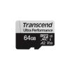 microSDXCカード 64GB Class10 UHS-I U3 A2 V30 ゲーミングカード SDカード変換アダプタ付 Transcend製