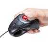【アウトレット】USBごろ寝マウス ハンディトラックボール ケーブル1.9m