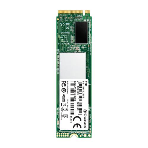 M.2 SSD 1TB PCIe Gen3×4 NVMe 1.3準拠 3D NAND Transcend製