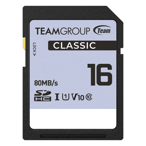 チーム SDHC 16GB TG016G0SD28K Class10 SDカード 出産祝い - メモリーカード