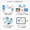 【アウトレット】Piconizer 4 1TB USBメモリ バイオレット Lightning USB Type-C iPhone Android 対応 MFi認証品