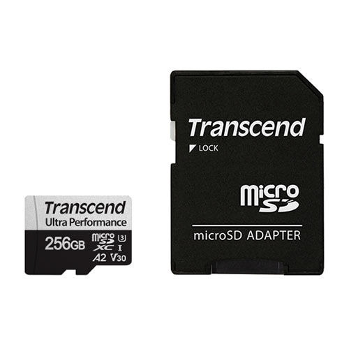◆セール◆microSDXCカード 256GB Class10 UHS-I U3 A2 V30 ゲーミングカード SDカード変換アダプタ付 Transcend製