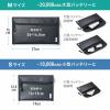 難燃性モバイルバッテリーケース Mサイズ ブラック