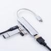 USB Type-Cハブ USB PD充電 60W対応 HDMI出力 MacBook iPad Pro対応 4K/30Hz USB Aポート アルミ シルバー