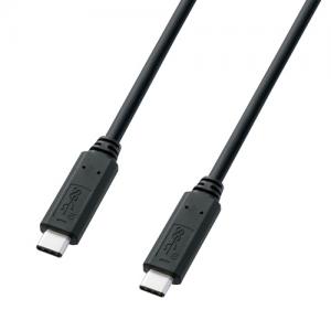 【アウトレット】USB Type-Cケーブル 1m USB3.2 Gen2 USB PD 100W対応 ブラック