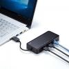 【アウトレット】USB3.1-HDMIディスプレイアダプタ 4K対応  2出力 LAN-ポート付き