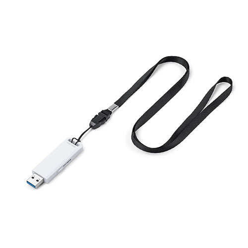USBメモリ 8GB USB3.2 Gen1 ホワイト スライド式 高速データ転送