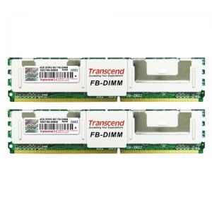増設メモリ 8GB(4GB×2枚) DDR2-667 PC2-5300 FB-DIMM ECC Transcend製
