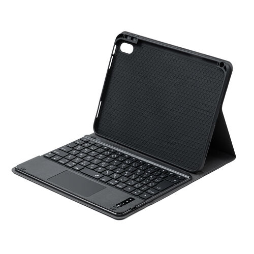 iPadケース付き Bluetoothキーボード 第10世代/A16専用 JIS配列 パンタグラフ式 タッチパッド付き マグネット着脱 充電式 