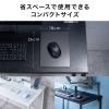 ガラスマウスパッド 縦18cm 横26cm Sサイズ ホワイト