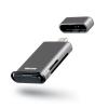 UHS-II対応 SD/microSDカードリーダーUSB-C接続 USB 5Gbps ガンメタリック