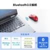 【アウトレット】超小型Bluetoothマウス ブルーLEDセンサー 3ボタン 静音 超小型 モバイル向け ブラック