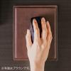 抗菌マウスパッド レザー調 SIAA取得素材使用 日本製 滑り止め 中型 ブラック