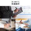 ペン型マウス Bluetooth ワイヤレス USB A USB-C接続 充電式 クリップ付き ブルー