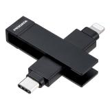 Lightning & USB Type-C USBメモリ 64GB MFi認証品 スイング式 iXflash