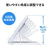 【アウトレット】ノートパソコンクーラー アルミ ペルチェ素子 冷却台 15.6インチ対応 USB給電 6段階角度調節 ストッパー付き