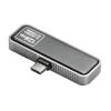 【アウトレット】液晶画面付きUSBメモリ 128GB USB Type-C USB 5Gbps シルバー