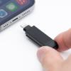 ライトニング & USB-A USBメモリ 64GB MFi認証 iPhone iPad Android 対応 パソコン 写真 動画 バックアップ スイング式 iXflash