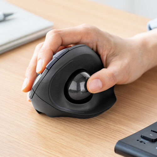 在庫限り】Bluetoothトラックボール LUNA 親指操作 3ボタン光学