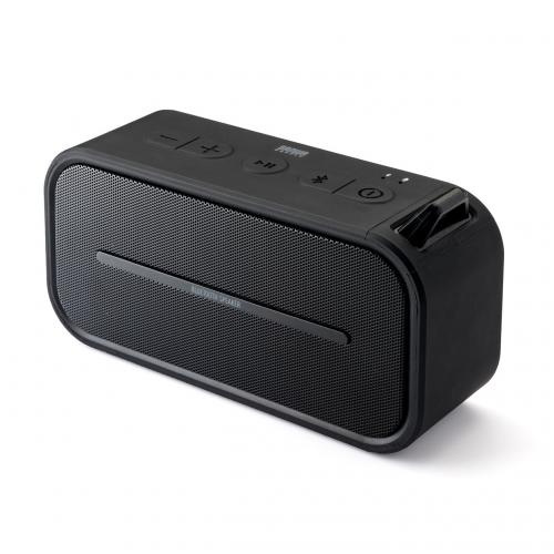 Bluetoothスピーカー 防水&防塵対応 お風呂 アウトドア Bluetooth4.2 microSD対応 6W ブラック
