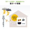 【アウトレット】消費電力が見える電源タップ 6個口 1.5m 個別スイッチ 雷ガード マグネットつき