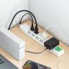 【アウトレット】消費電力が見える電源タップ 6個口 1.5m 個別スイッチ 雷ガード マグネットつき