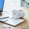 【アウトレット】卓上USB加湿器(LEDライト付き) ホワイト