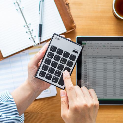 ワイヤレステンキー 無線 モバイル 持ち運び 薄型 小型 パンタグラフ